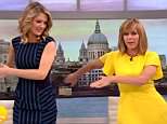 Kate Garraway and Charlotte Hawkins left red-faced after attempt at 'Floss Dance' craze on GMB