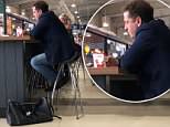 Karl Stefanovic tucks into a budget Red Rooster meal at Gold Coast Airport