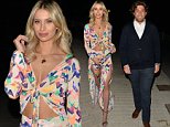 Ferne McCann displays physique as she goes braless in risqué crop top to watch James Argent perform