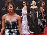 Olivier Awards 2018: Alexandra Burke leads the glamour in a ruffled gown