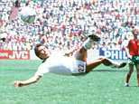 Negrete's sublime volley in 1986 voted best World Cup goal ever