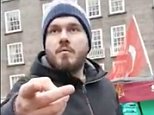 London driver caught on video in angry confrontation with tourists