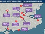Halifax reveals places where your home makes more than your job