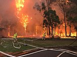 Residents in Sydney's west warned it's too late to evacuate as bushfire continues to spread