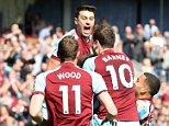 Burnley 2-1 Leicester: Goals from Chris Wood and Kevin Long seal narrow win