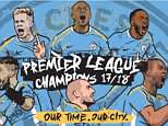 Manchester City are crowned Premier League champions after United lose