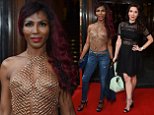 Sinitta, 54, and Candice Brown show off some serious skin at theatre night 