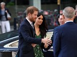 Prince Harry and Meghan Markle arrive for Invictus Games reception