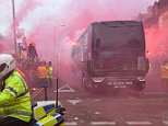 Police on red alert as it is revealed Roma will use the SAME bus route as Manchester City