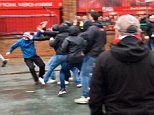 Liverpool supporter attacked by Roma fans before Champions League clash