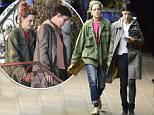 Samantha Ronson, 40, is makeup-free as she holds hands with Brad Grey's widow in LA