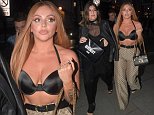 Jesy Nelson sets pulses racing as she steps out in just a bra and Gucci trousers for dinner