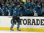 Sharks 4th liners help team advance to 2nd round
