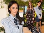Lucy Watson and Love Island's Camilla Thurlow go to eco-friendly cafe