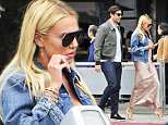 Petra Ecclestone makes rare appearance with boyfriend Sam Palmer as they enjoy lunch in LA