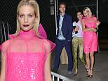 Poppy Delevingne wows in pink dress as she leaves Prada show with husband James Cook and Alexa Chung