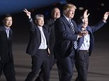 US prisoners released from North Korea as Donald Trump welcomes them home LIVE