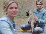 Candace Cameron Bure EXCLUSIVE: Full House star stops traffic to save goats on busy Malibu canyon