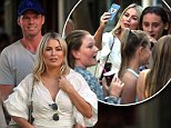 Bachelor In Paradise's Keira Maguire and Jarrod Woodgate are mobbed by fans