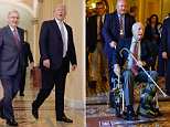 Senate GOP meets with Trump for an hour but nobody brings up McCain