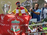 Liverpool fans arrive in Kiev for Champions League final as Vitaly Klitschko and Cafu open fan zone