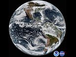 Ailing $350m US weather satellite sends back stunning 'blue marble' video