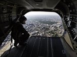 London seen from the back of £30million RAF Chinook
