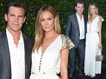 Josh Brolin brings his pregnant wife Kathryn Boyd to Chanel event… but she doesn't have a bump yet