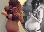 Constance Hall embraces her post-pregnancy body one week after giving birth to her son Raja Wolf