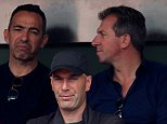 Zinedine Zidane watches French Open final Nadal vs Thiem in Paris