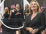 Kate Moss  joins a playful Kylie Minogue and Stella McCartney at launch of designer's new  store 