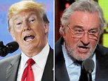 President hits out low IQ Robert De Niro after actor's tirade at Tony Awards screaming 'f*** Trump'