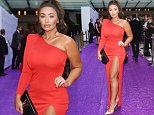 Caudwell Children Butterfly Ball 2018: Lauren Goodger sizzles in thigh-split red gown