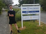 Schoolboy, 16, turns up for lessons wearing a skirt after being sent home for wearing shorts