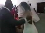 Spurned girlfriend gatecrashes her boyfriend's wedding to his new love – wearing bridal gown