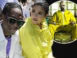 Kylie Jenner channels Walter White in yellow boiler suit at Louis Vuitton Men's show