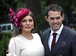 Kelly Brook sheathes her hourglass curves in eye-catching cream dressat Royal Ascot