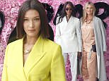 Bella Hadid, Kate Moss and Naomi Campbell lead the model glamour at Dior show in Paris