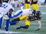 Manziel watches as Masoli stars for Tiger-Cats