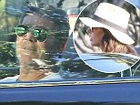 Simon Cowell takes Lauren Silverman shopping in his classic Bentley