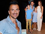 Peter Andre enjoys a family day out at Thomas the Tank Engine film premiere in London 
