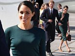 Harry and Meghan land in Dublin as they embark on their first overseas tour as a married couple 