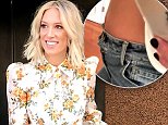 Pregnant Phoebe Burgess reveals the very simple way she still fits into her jeans with a baby bump