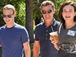 No crisis here! Facebook staff are all smiles at Allen & Co despite a horror year