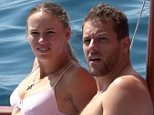 Caroline Wozniacki holidays with fiance David Lee in Capri after shock Wimbledon exit