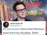 Director James Gunn kicked off Guardians of the Galaxy 3 for offensive old tweets