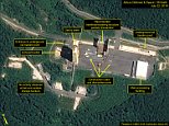 Satellite images show the North Korean dictator's bomb factories lying ruined after pledge to Trump