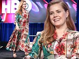 Amy Adams brings the flower power in colorful rose print dress as she promotes Sharp Objects