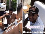 Rashford rekindles Lingard bromance as he joins Manchester United team-mate on holiday in Miami 