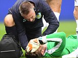 Nick Pope will see a specialist on Monday after dislocating his shoulder against Aberdeen